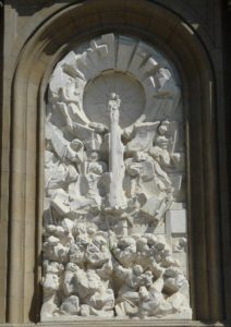 La venida de la Virgen del Pilar, Basílica del Pilar. Pablo Serrano 