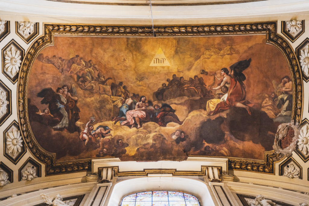 Plafond du choeur de la Vierge, Basilique du Pilar. Francisco de Goya. 