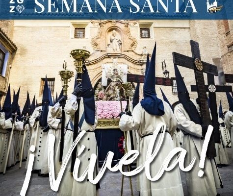 Cartel anunciador de la Semana Santa de Zaragoza 2022